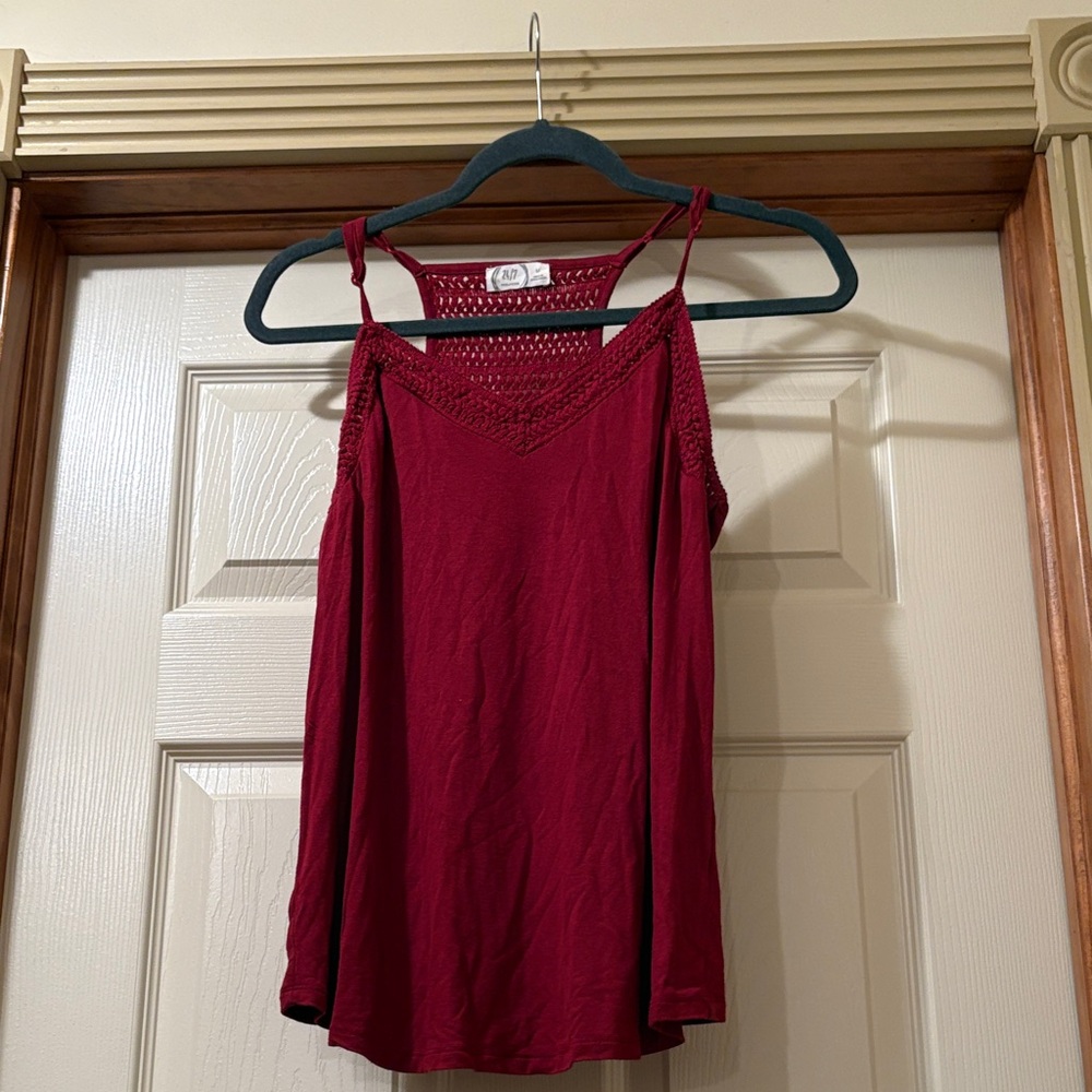 Maurices Burgundy Camisole Top